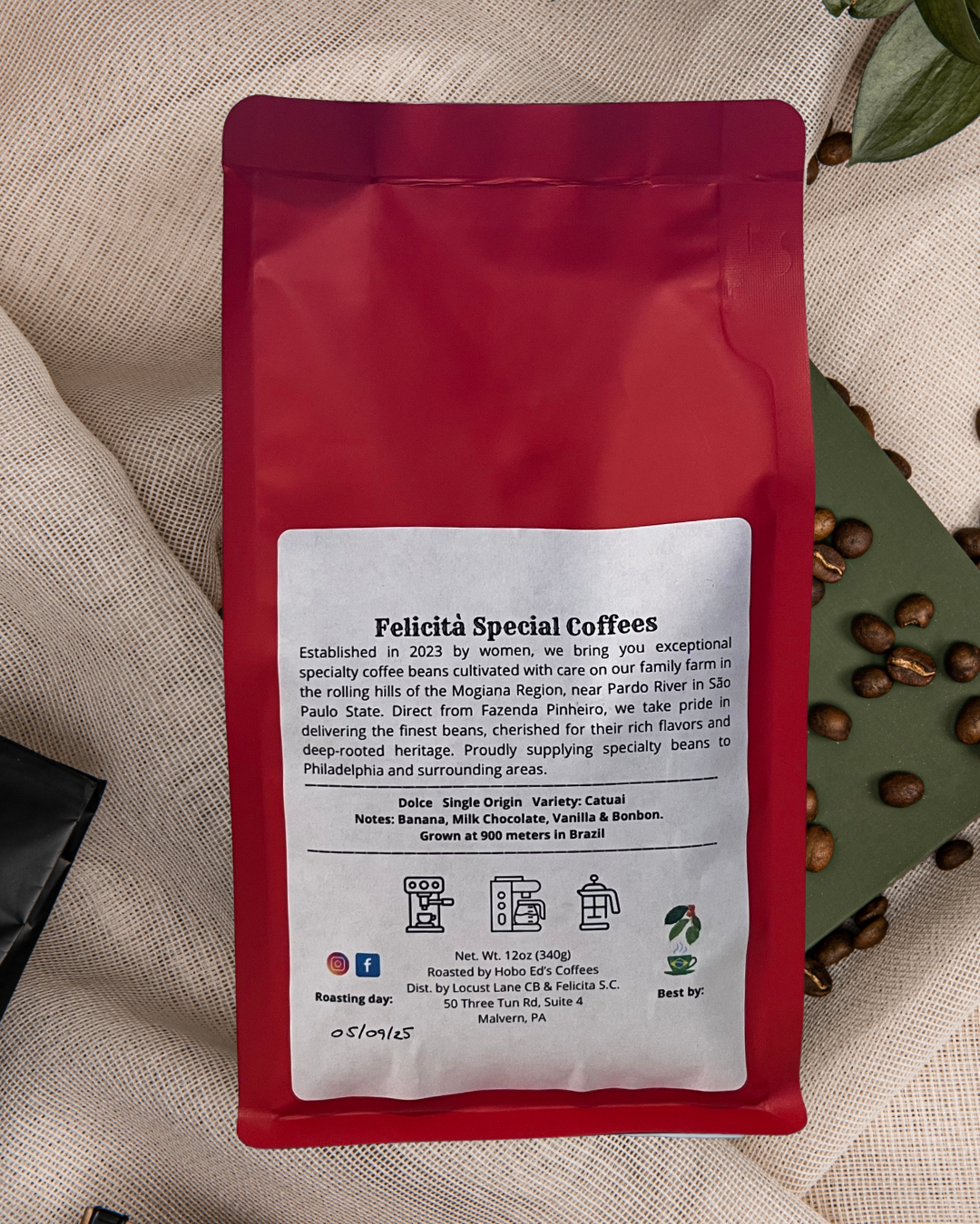 Felicità Specialty Coffee (12oz Bag)